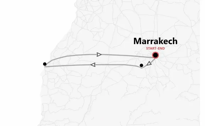 Marocco Express: Marrakech, Essaouira e il deserto