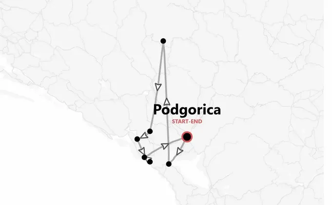 Montenegro 360: dalle montagne ai fiordi dei Balcani