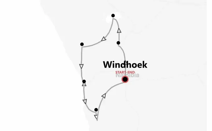Namibia 360°: Windhoek, Cape Cross und Safari