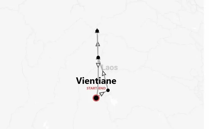 Laos: Vientiane bis Luang Prabang, Tempel, Tropen und Natur