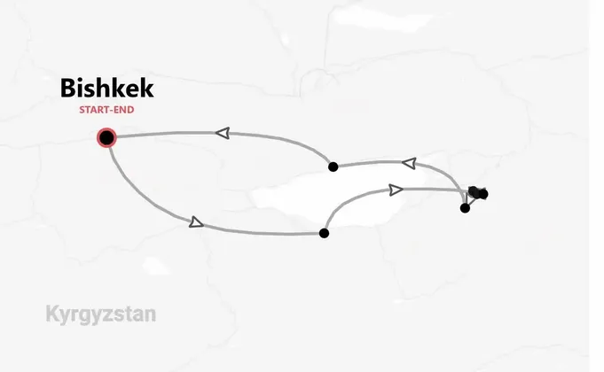 Kirgistan: Trekking zwischen dem Ala-Kul-See & den Himmelsbergen des Tien Shan