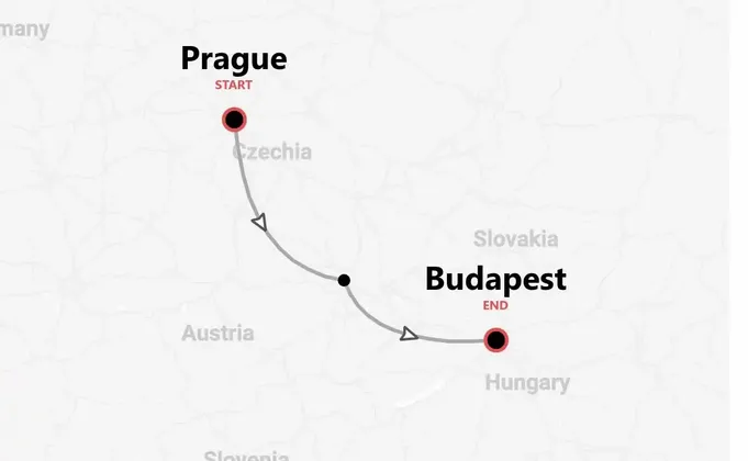 Europe centrale : Prague, Vienne et Budapest en train