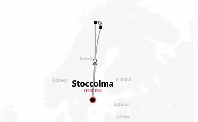 Lapponia svedese: a caccia dell'aurora boreale
