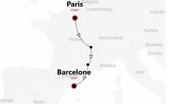 De Paris à Barcelone : en train à travers les Pyrénées