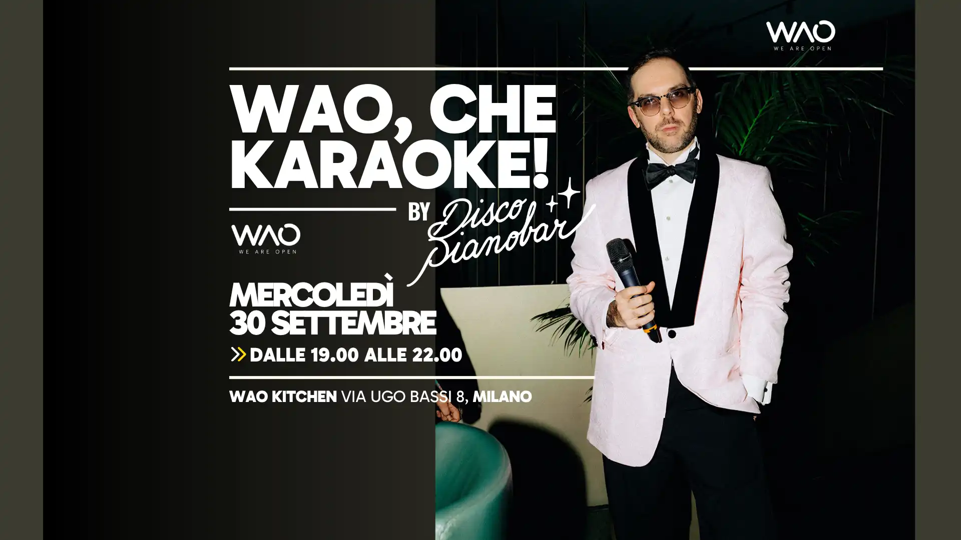 WAO, che karaoke! by Disco Piano Bar